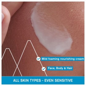 Uriage Creme Lavante Peaux Sensibles Κρέμα Καθαρισμού για Πρόσωπο/Σώμα/Μαλλιά 200ml – φωτογραφία 3